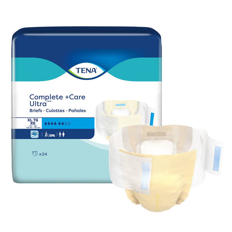 Tena® Complete Ultra™ Incontinence Brief, Extra Large, 1 Case of 72 () - Img 2