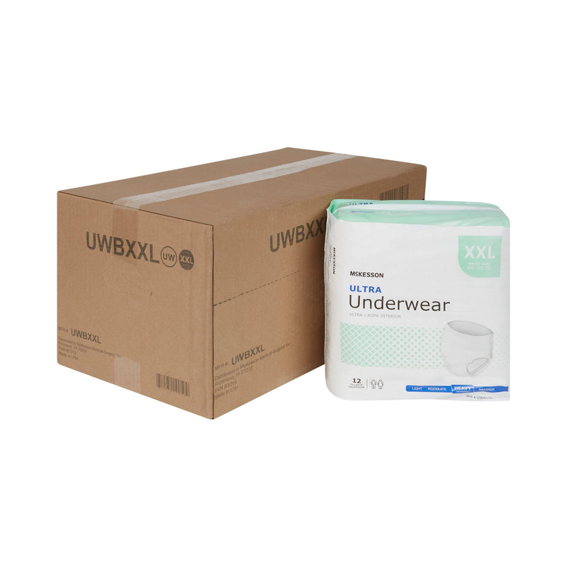 McKesson Ultra Heavy Absorbent Underwear, 2X-Large, 1 Bag () - Img 7