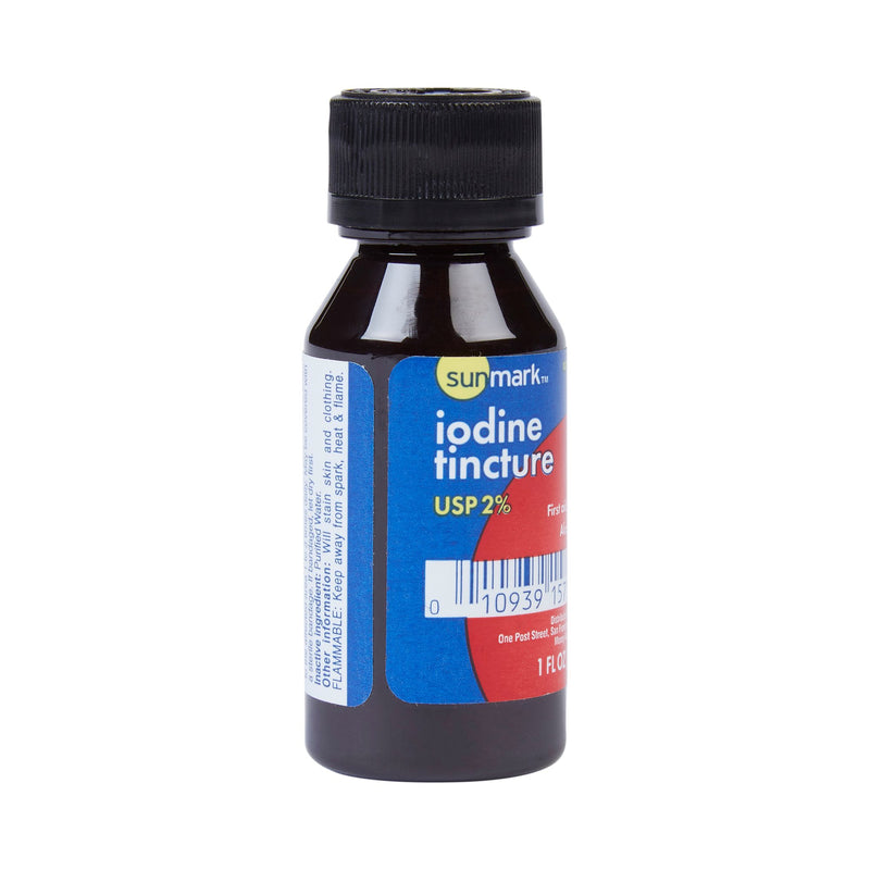 sunmark® Iodine Tincture Antiseptic, 1 oz. Bottle, 1 Each (Over the Counter) - Img 2