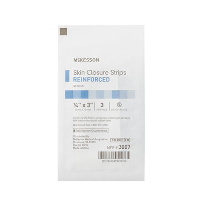 McKesson Skin Closure Strip, ¼ X 3 Inch, 1 Box of 50 (Skin Closure Strips) - Img 2