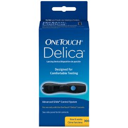 OneTouch® Delica® Lancing Device, 1 Case of 24 (Diabetes Monitoring) - Img 1