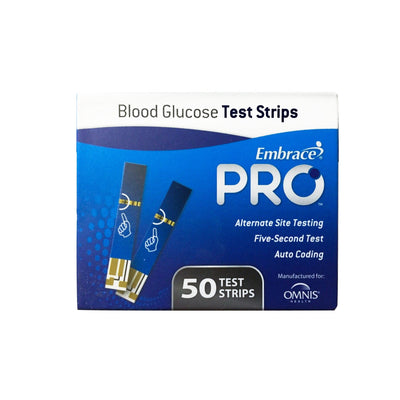 Embrace® Blood Glucose Test Strips, 1 Case of 15000 (Diabetes Monitoring) - Img 1