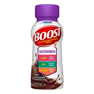 Boost® Women Chocolate Oral Supplement, 8 oz. Bottle, 1 Case of 24 (Nutritionals) - Img 1