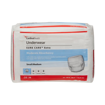 Simplicity™ Extra Moderate Absorbent Underwear, Small / Medium, 1 Case of 100 () - Img 2