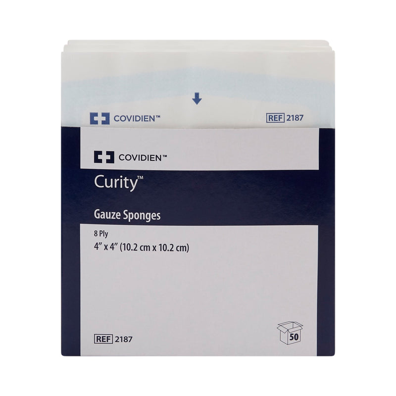 Curity™ Sterile USP Type VII Gauze Sponge, 4 x 4 Inch, 1 Tray of 25 (General Wound Care) - Img 2