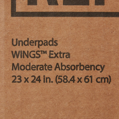 Simplicity Extra Underpad, Disposable, 23 X 24 Inch, Moderate Absorbency, Blue, 1 Case of 200 (Underpads) - Img 7