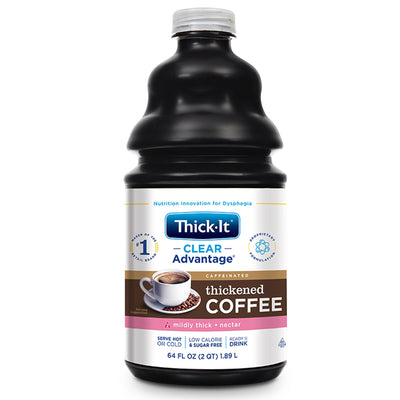 Thick-It® Clear Advantage® Nectar Consistency Coffee Thickened Beverage, 64-ounce Bottle, 1 Case of 4 (Nutritionals) - Img 1