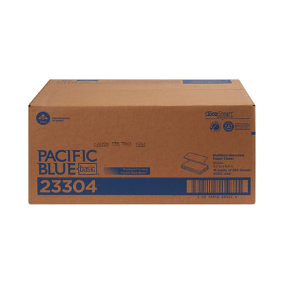 Pacific Blue Basic™ Paper Towel, 250 per Pack, 16 Packs per Case, 1 Pack (Paper Towels) - Img 3