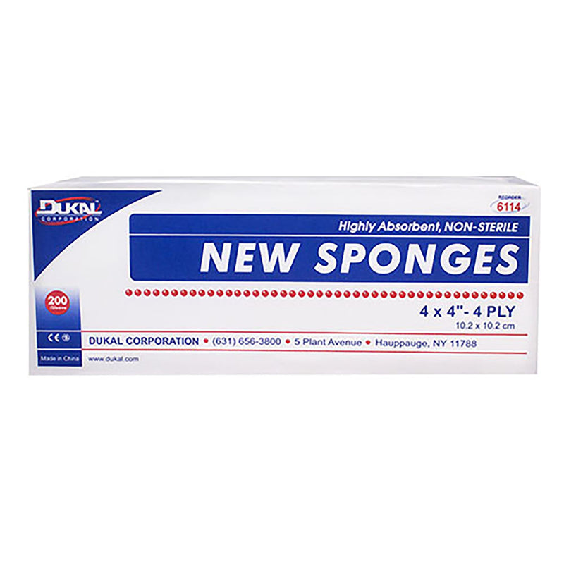 Dukal™ NonSterile Nonwoven Sponge, 4 x 4 Inch, 1 Bag (General Wound Care) - Img 2