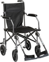 Travelite Transport Chair, Gum Metal Upholstery, 1 Each (Mobility) - Img 1