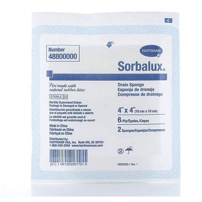 Sorbalux® Drain Sponge, 4 x 4 Inch, 1 Box of 50 (General Wound Care) - Img 3