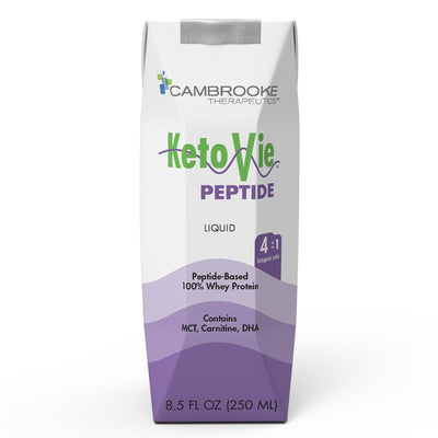 KetoVie™ Peptide 4:1 Oral Supplement / Tube Feeding Formula, 8.5 oz. Carton, 1 Each (Nutritionals) - Img 1
