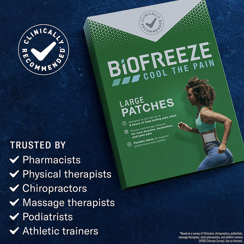 BIOFREEZE, PATCH PAIN RELIEVING (5/BX 24BX/CS) (Over the Counter) - Img 4