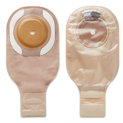 Premier™ One-Piece Drainable Beige Colostomy Pouch, 12 Inch Length, Up to 1½ Inch Flange, 1 Box of 5 (Ostomy Pouches) - Img 1