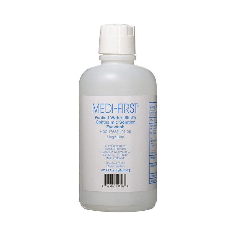 Medi-First® Ophthalmic Solution Eyewash, 32 oz., 1 Each () - Img 1