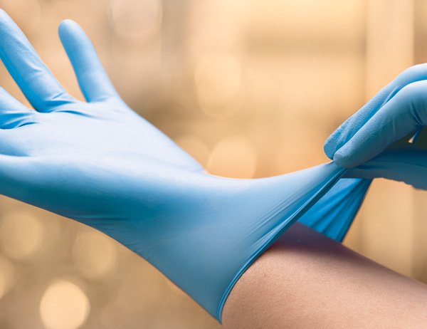 Protexis™ Blue with Neu-Thera® Polyisoprene Surgical Glove, Size 8, Blue, 1 Case of 200 () - Img 1