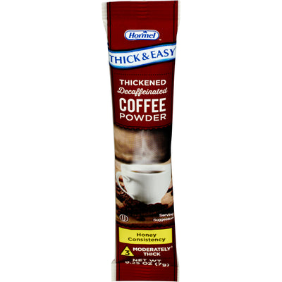 Thick & Easy® Honey Consistency Coffee Thickened Decaffeinated Beverage, 7-gram Packet, 1 Case of 72 (Nutritionals) - Img 1