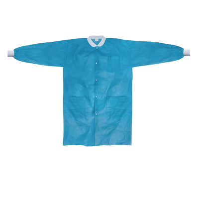 McKesson Lab Coat, Large / X-Large, Blue, 1 Bag of 10 (Coats and Jackets) - Img 1