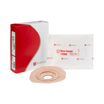 New Image Convex FlexTend™ Colostomy Skin Barrier With 1 1/8 Inch Stoma Opening, 1 Box of 5 (Barriers) - Img 1