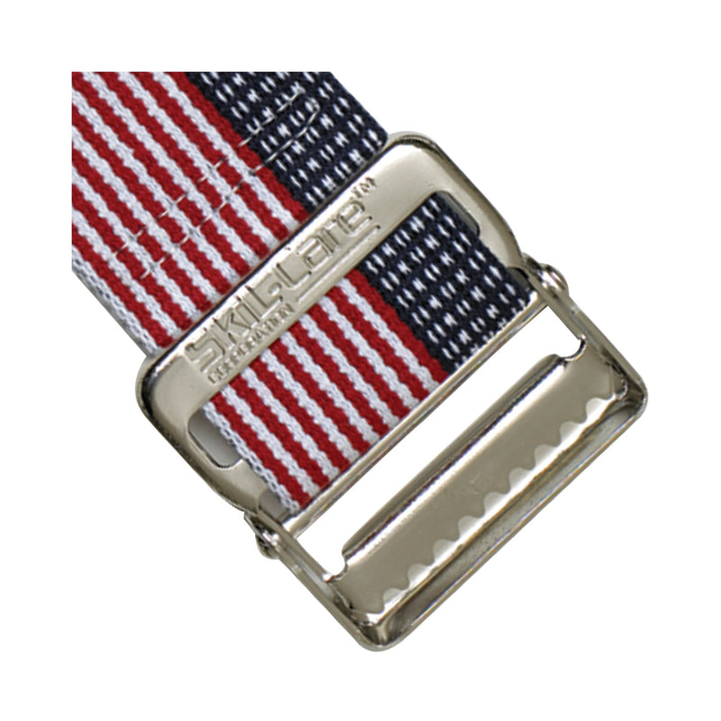 SkiL-Care™ Heavy-Duty Gait Belt with Metal Buckle, Stars & Stripes, 72 Inch, 1 Each (Transfer Equipment) - Img 2