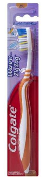 Colgate® Wave ZigZag® Toothbrush, 1 Box of 6 (Mouth Care) - Img 1