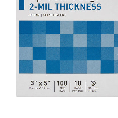 McKesson Zip Closure Bag, 3 x 5 in., 1 Box of 10 (Bags) - Img 5