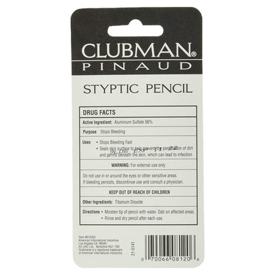 Clubman Styptic Pencil, 1 Each (Advanced Wound Care) - Img 2