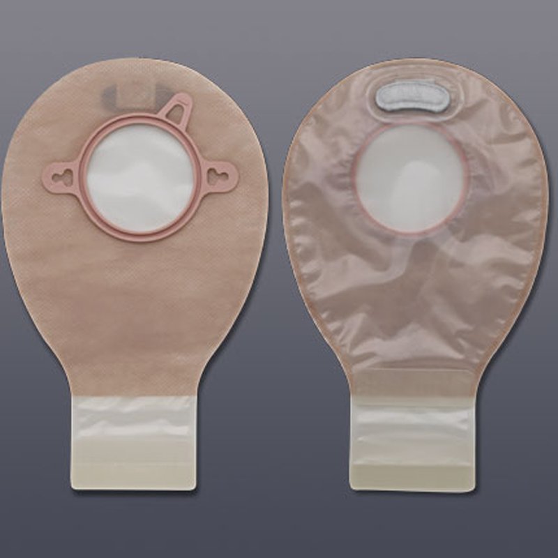 New Image™ Two-Piece Drainable Transparent Filtered Ostomy Pouch, 7 Inch Length, 1¾ Inch Flange, 1 Each (Ostomy Pouches) - Img 1