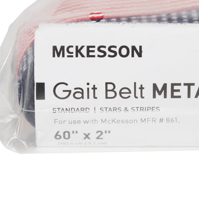 McKesson Gait Belt, 60 Inch, Stars and Stripes, 1 Case of 48 (Transfer Equipment) - Img 4