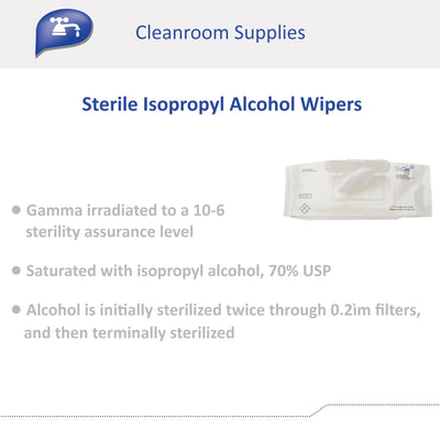 TrueCare Biomedix Sterile Isopropyl Alcohol Wipers, 1 Case of 24 (Cleaners and Disinfectants) - Img 3