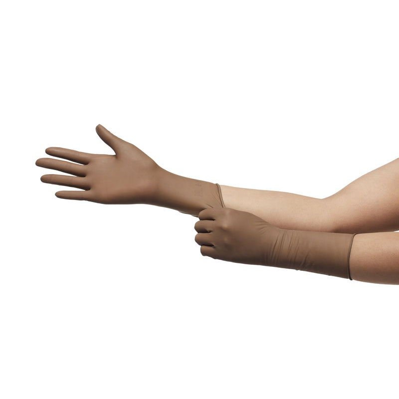McKesson Perry® Latex Surgical Glove, Size 6.5, Brown, 1 Box of 50 () - Img 8