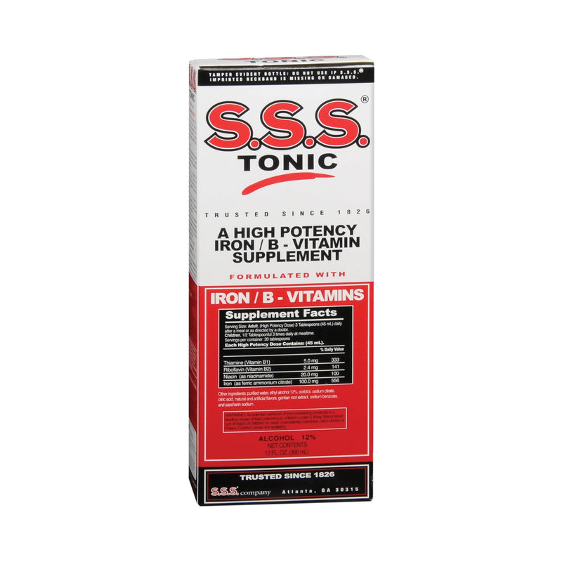 S.S.S. Tonic Iron / Vitamin B-3 Mineral Supplement, 1 Each (Over the Counter) - Img 1