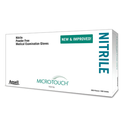 Micro-Touch® Nitrile Exam Glove, Extra Large, Blue, 1 Box () - Img 3