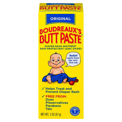 Boudreaux's Original Butt Paste Diaper Rash Treatment, 16% Zinc Oxide, 2 oz Tube, Scented, 1 Each (Skin Care) - Img 4