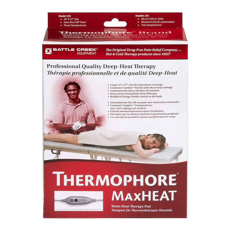 Thermophore® MaxHEAT™ Moist Heating Pad for Backs, Hips, Legs and Shoulders, 1 Each (Treatments) - Img 2