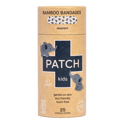 Patch™ Kids (Elephant Design) Adhesive Strip, 3/4 x 3 Inch, 1 Box of 3 (General Wound Care) - Img 1