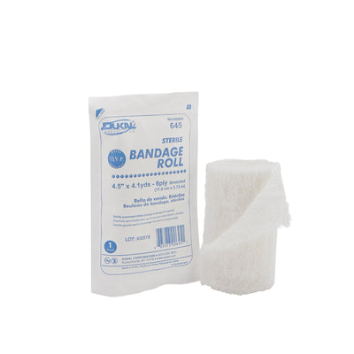 Dukal™ Sterile Fluff Bandage Roll, 4-1/2 Inch x 4-1/10 Yard, 1 Each (General Wound Care) - Img 1