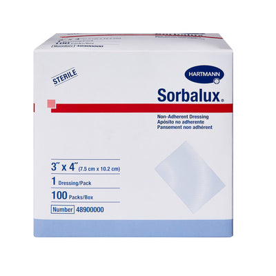 Sorbalux® Non-Adherent Dressing, 3 x 4 inch, 1 Box of 100 (General Wound Care) - Img 2