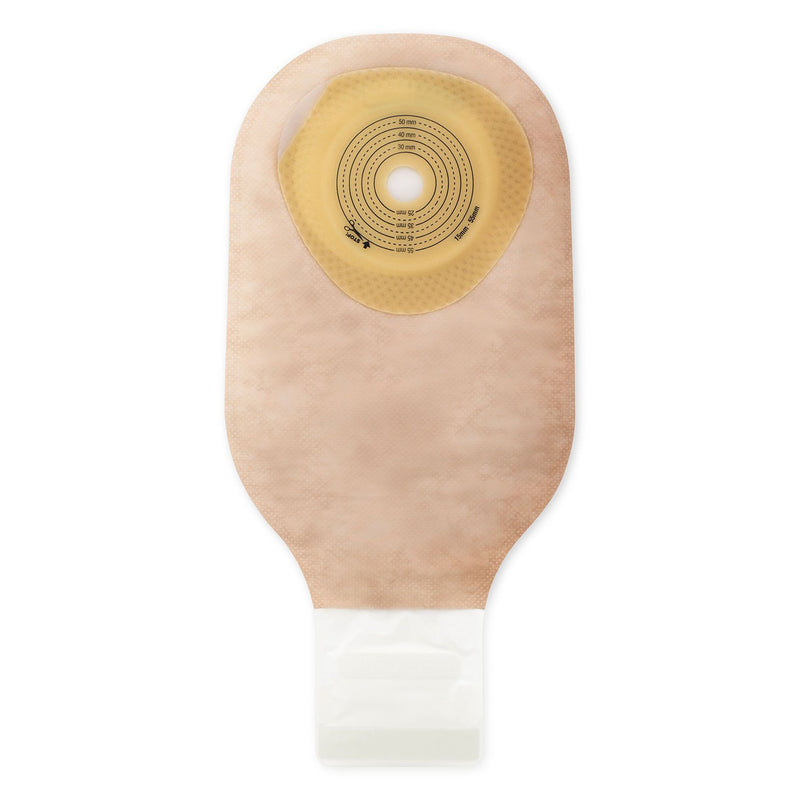 Premier™ One-Piece Drainable Beige Filtered Colostomy Pouch, 12 Inch Length, 5/8 to 2-1/8 Inch Stoma, 1 Box of 10 (Ostomy Pouches) - Img 2