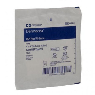 Dermacea™ Sterile USP Type VII Gauze Sponge, 4 x 4 Inch, 1 Case of 600 (General Wound Care) - Img 1