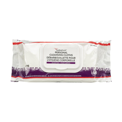 Cardinal Unscented Personal Wipe, 1 Pack of 96 (Skin Care) - Img 1