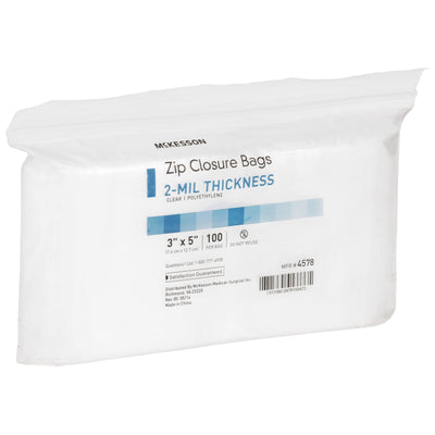 McKesson Zip Closure Bag, 3 x 5 in., 1 Box of 10 (Bags) - Img 4