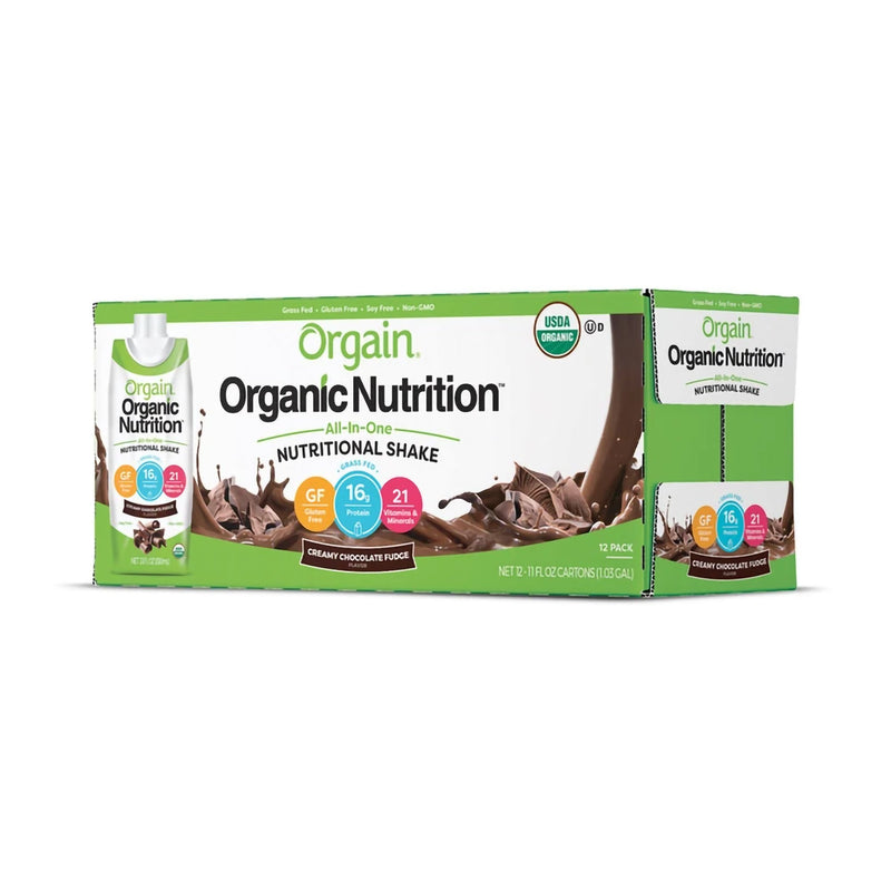 Orgain® Organic Chocolate Oral Supplement, 11 oz. Carton, 1 Pack of 4 (Nutritionals) - Img 3