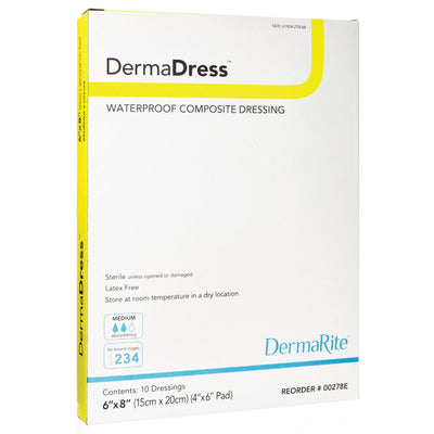 DermaDress® Composite Dressing, 6 x 8 inch, 1 Box of 10 () - Img 1