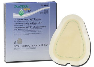 DuoDerm® Signal® Hydrocolloid Dressing, 6 x 7 Inch Triangle, 1 Each (Advanced Wound Care) - Img 1