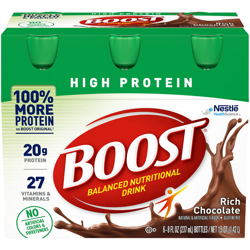 Boost® High Protein Chocolate Oral Supplement, 8 oz. Bottle, 1 Case of 24 (Nutritionals) - Img 7