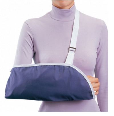 ProCare® Pediatric Blue Cotton / Polyester Arm Sling, Extra Small, 1 Pack of 6 (Immobilizers, Splints and Supports) - Img 1