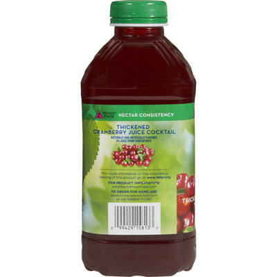 Thick & Easy® Nectar Consistency Cranberry Thickened Beverage, 46 oz. Bottle, 1 Case of 6 (Nutritionals) - Img 3