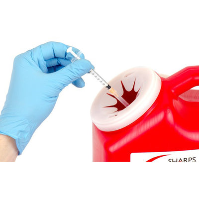 The Sharps Disposal By Mail System® PRO-TEC® Mailback Sharps Collector, 2 Gallon, 11 x 6 x 9 Inch, 1 Each () - Img 2