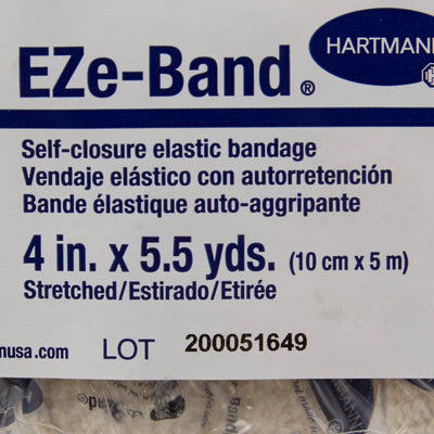 EZe-Band® LF Double Hook and Loop Closure Elastic Bandage, 4 Inch x 5-1/2 Yard, 1 Pack of 10 (General Wound Care) - Img 5